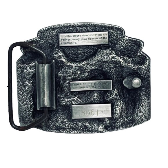 John Deere & Company Celebrating 150 Years 3D Western Belt Buckle  #18561 (5426) - Picture 3 of 4